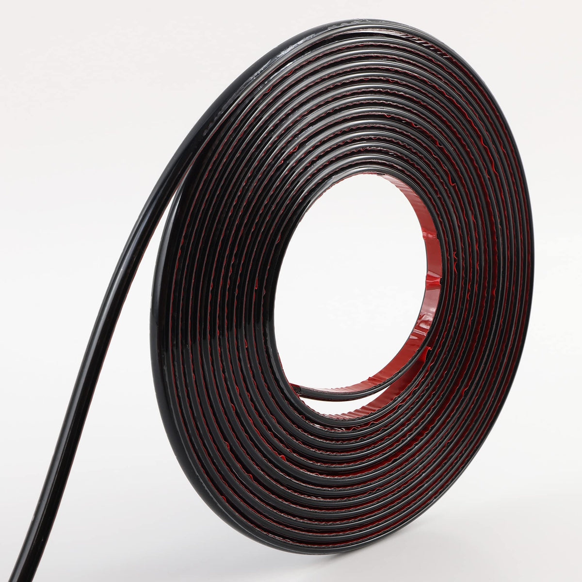 32.8ft Peel and Stick Molding Trim (10mx8mm / Shiny Black)