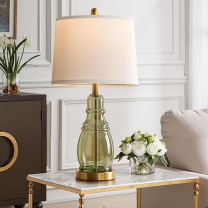 Glass Table Lamp Set of 2