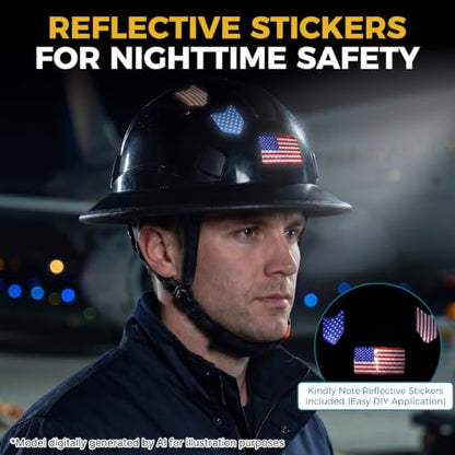 Full Brim Hard Hat Type 2 Class C Safety Helmet with Vents