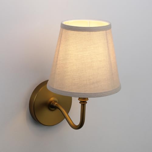 Hardwired Fabric Wall Sconces
