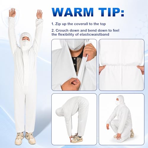 5 Pack Hazmat Paint Suits