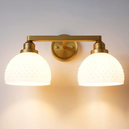 Vintage Gold Wall Sconce Adjustable Bathroom Vanity Wall Lights