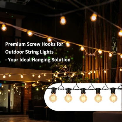 2.36IN Heart Shaped Screw Hooks for Hanging