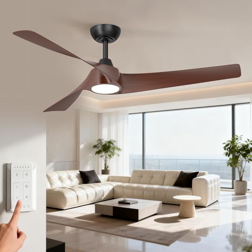 52 inch 3 Blades Ceiling Fan with Remote Control DC Motor