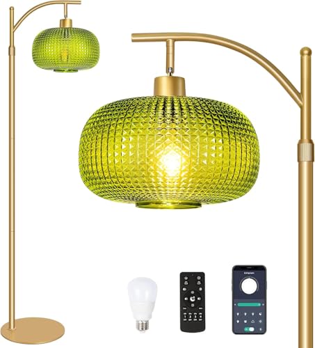 Glass Floor Lamp for Living Room