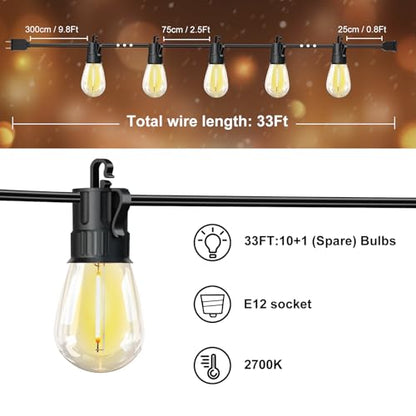 Outdoor String Lights LED Patio