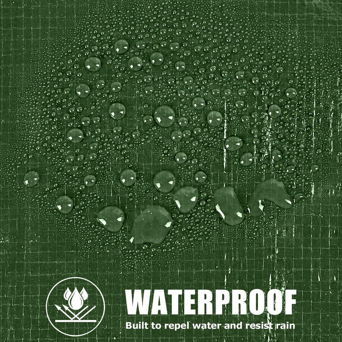 10x12 FT General Green Tarp (10x12 FT)