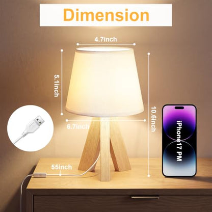Tripod Table Lamp Small Bedside Lamp