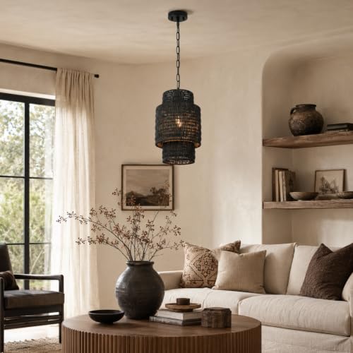 Farmhouse Rattan Lighting