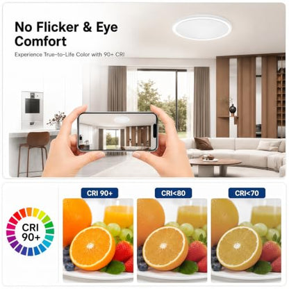 15 Inch LED Flush Mount Ceiling Light