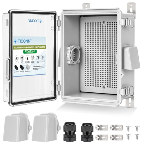 Outdoor Electrical Box with Ventilation Holes