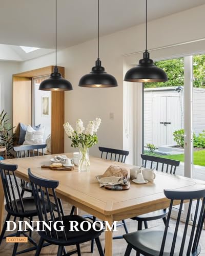 Black Farmhouse Island Lights for Kitchen