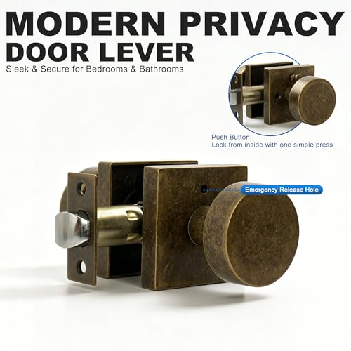 Interior Privacy Door Knob (Vintage Bronze)