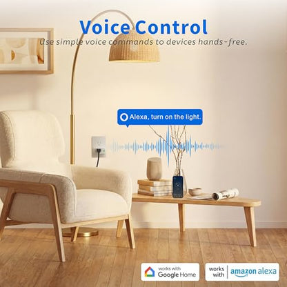 15A Smart Plug with Energy Monitor (Single Outlet)