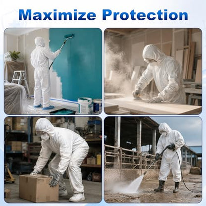 5 Pack Hazmat Paint Suits