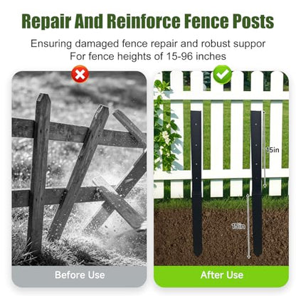 4Pcs Fence Post Repair Kit