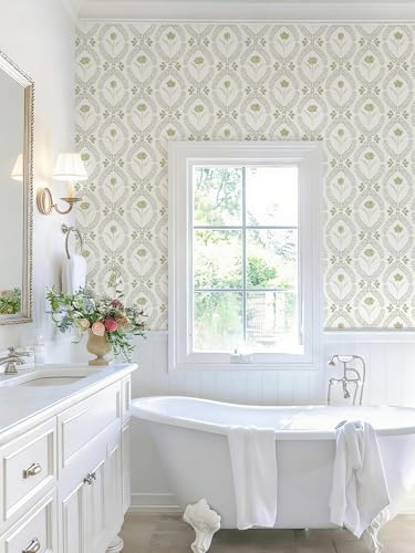 Peel and Stick Wallpaper Floral Wallpaper Leaf Contact Paper