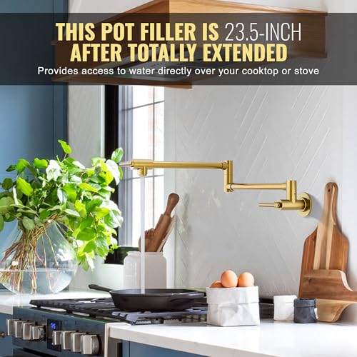Pot Filler Wall Mount Stove Faucet