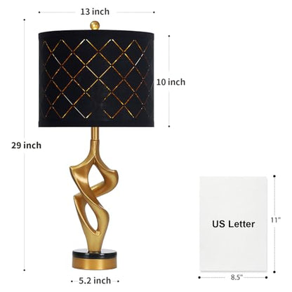 Marble Table Lamps Set of 2