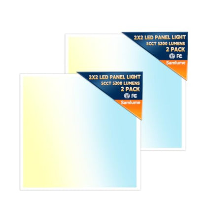 4 Pack 2x4 LED Flat Panel Light