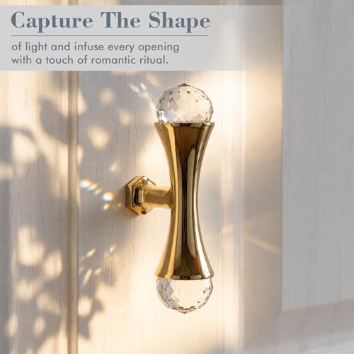 Gold Crystal Drawer Knobs