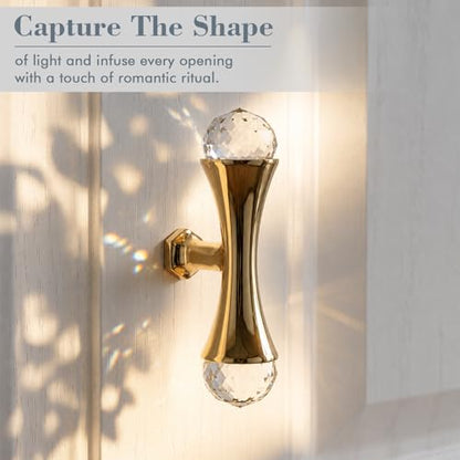 Gold Crystal Drawer Knobs