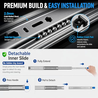 Heavy Duty Drawer Slides LD2053