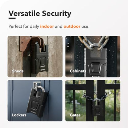 NLCL005S Heavy Duty Combination Padlock with Shrouded Shackle