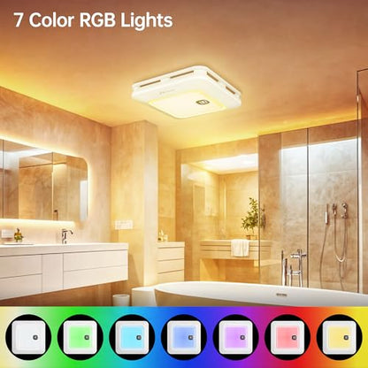 Bathroom Exhaust Fan with Bluetooth Speaker