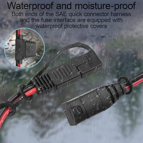 Heavy Duty 14AWG SAE Extension Cord for NOCO Geniu
