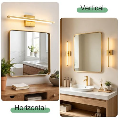 Bathroom Light Fixtures Over Mirror 5CCT LED Modern Vanity
