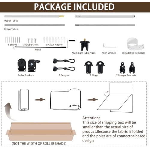 Outdoor Roller Shades for Patio (Grey / 72"W x 96"H)