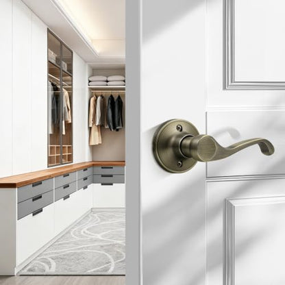 Door Handles Black Gold