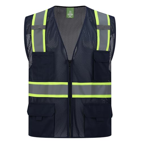 Hi Vis Reflective Safety Vests for Men Women