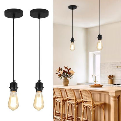 Boho Rattan Pendant Light