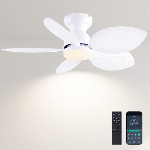 RGB Tropical Ceiling Fans with Lights
