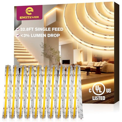12V Long Run COB LED Light Strip