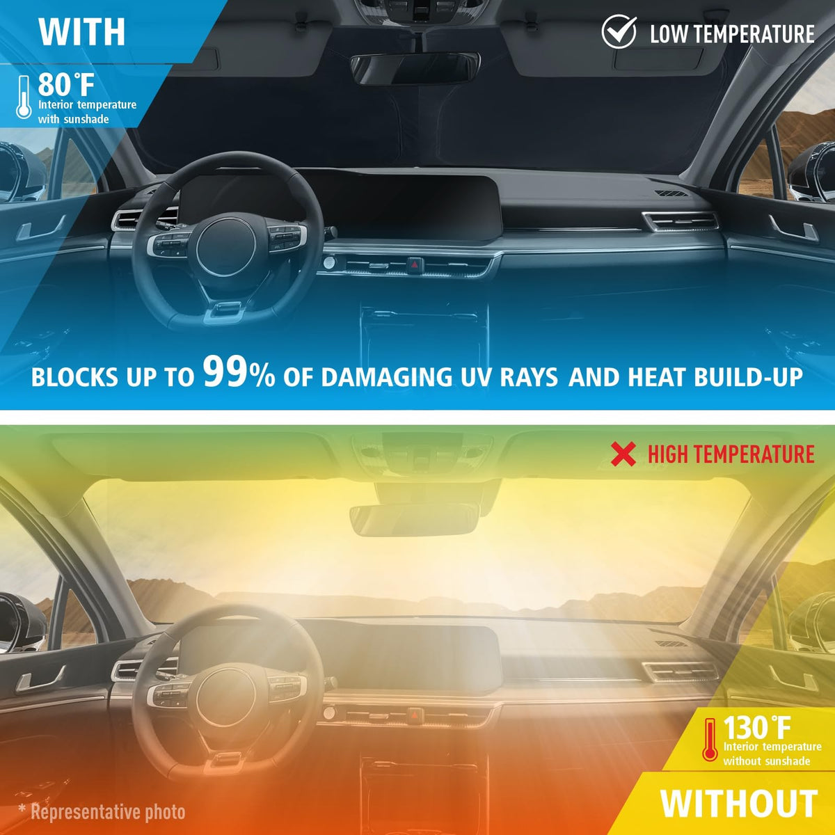 Windshield Sun Shade for ES 2019 (For Lexus ES 19-25)