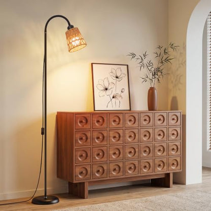 Boho Floor Lamp for Living Room Black Floor Lamps