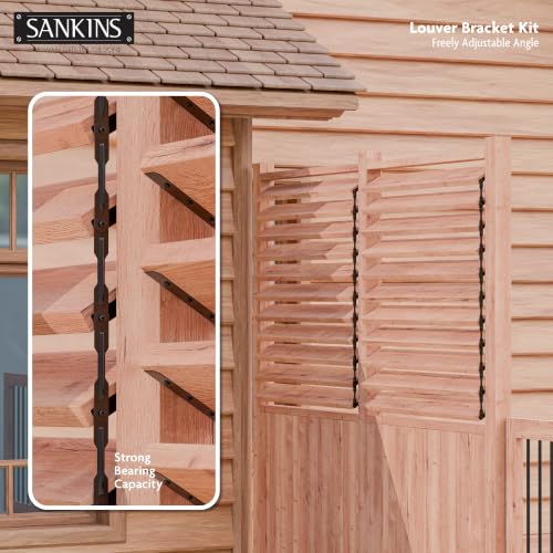 Deck Sunblind System Window Louver kit Fence Shutters