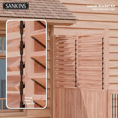 Deck Sunblind System Window Louver kit Fence Shutters