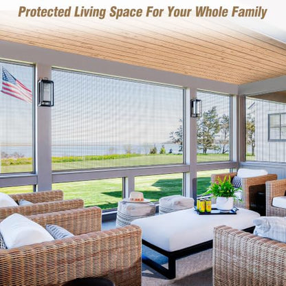 304 Stainless Steel Window Screen (48"x84" / Ultra HD)