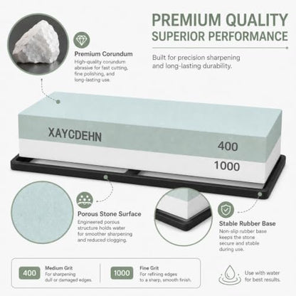 Knife Sharpening Stone Set