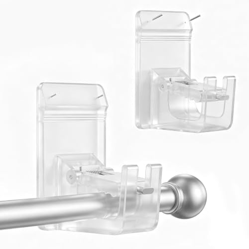 Universal Heavy Duty Curtain Rod Brackets
