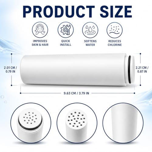 Replacement Shower Filter Cartridges Compatible with Cobbe Filtered Shower Heads