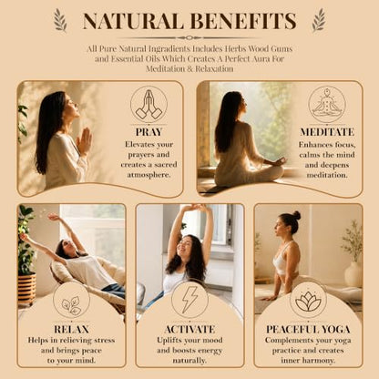Natural Patchouli Incense Sticks (Patchouli)