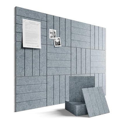 Felt Bulletin Board Tiles Large 48" x 36" Cork Board Alternative