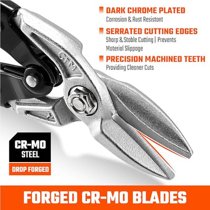 3 Pack Aviation Tin Snips Set
