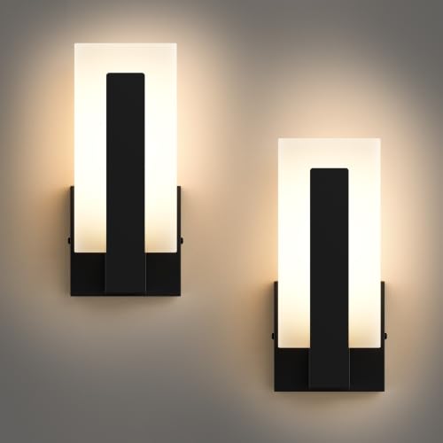Modern LED Wall Sconces Set of 2
