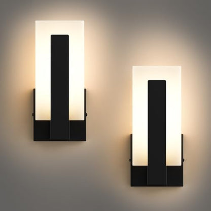 Modern LED Wall Sconces Set of 2